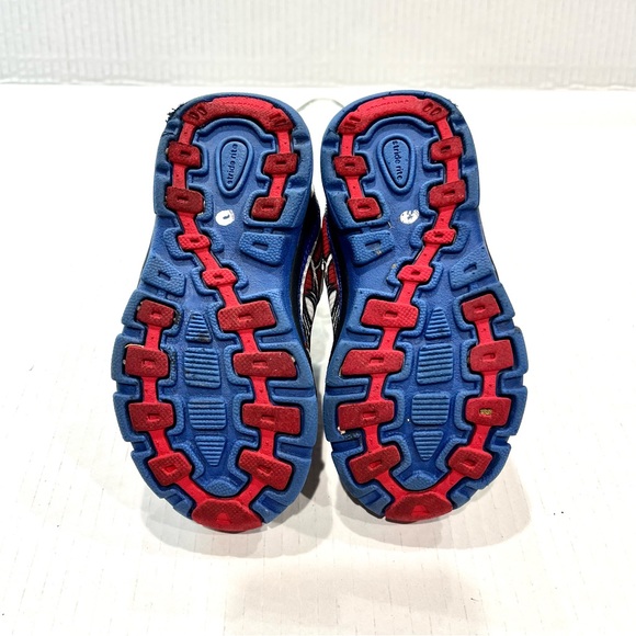 ❣️SALE❣️Stride Rite Marvel SpiderMan Kids Light Up Shoes Sneakers Size 7.5 - Picture 8 of 9